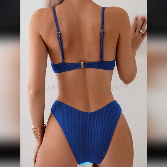 NEW Ribbed Bikini Set - Picture 2 of 6